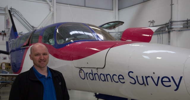 Ordnance Survey Cessna 404 / G-FIFA