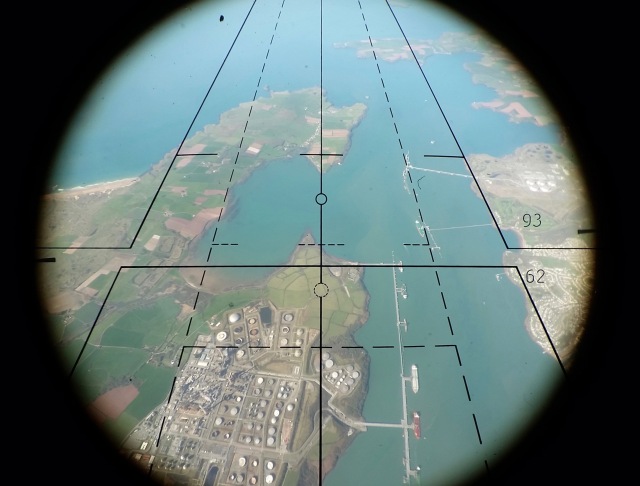 Image through the Air Camera Operators scope - Photo by Ordnance Survey